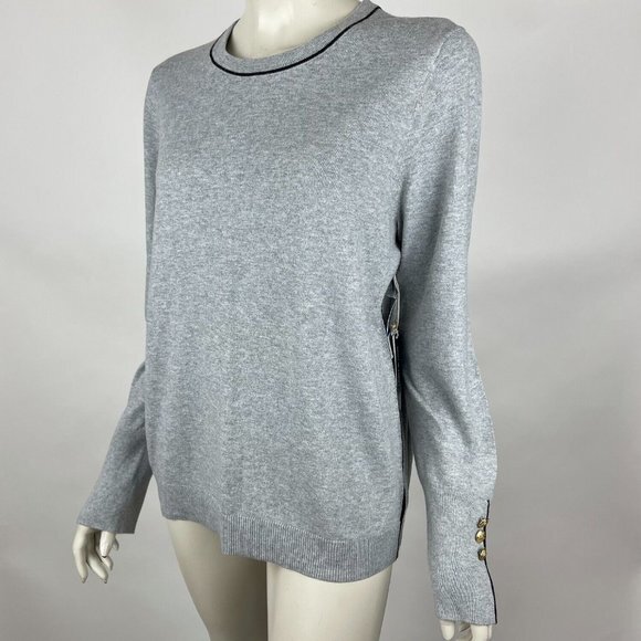 Court & Rowe Cotton Wool Sweater Scoop Neck Long Sleeve Thin Knit Women XL‎ NWT - Picture 3 of 10